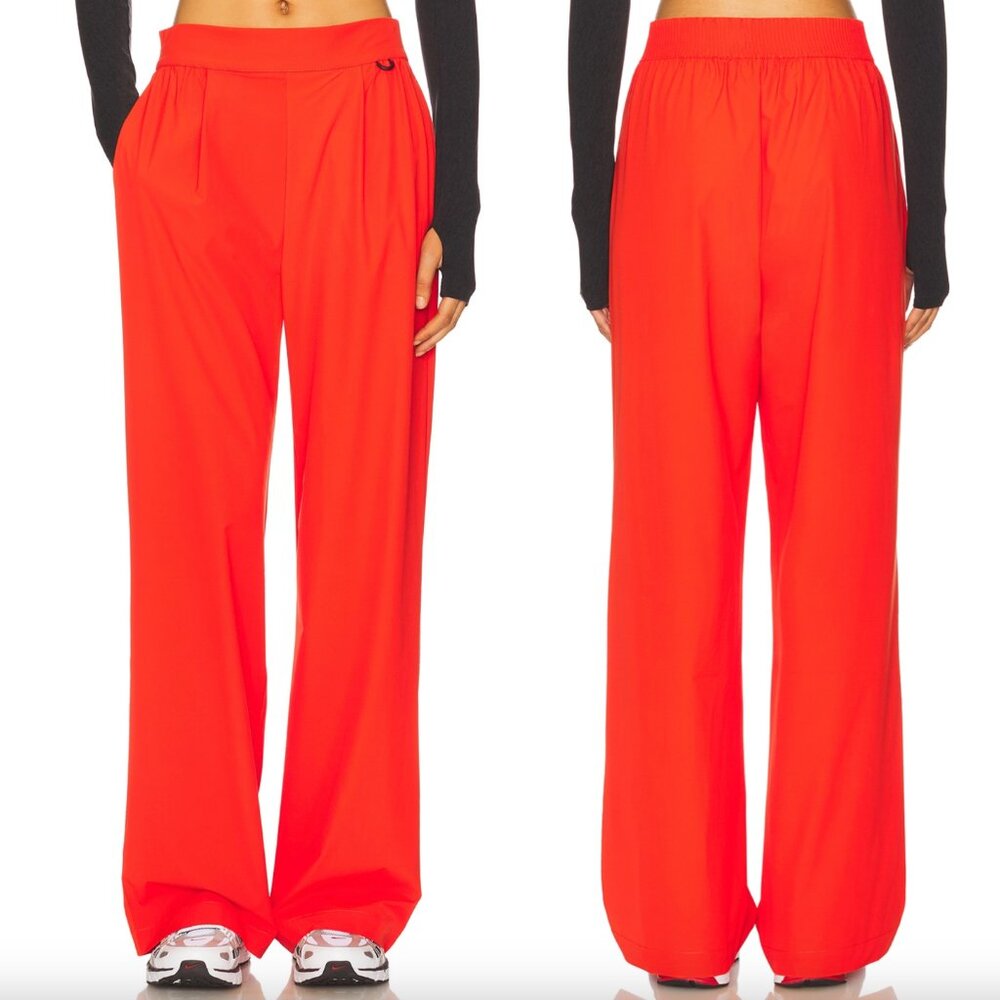 NEW Nike Dri-fit High Waisted Loose Wide Leg Pant Picante Red Mystic